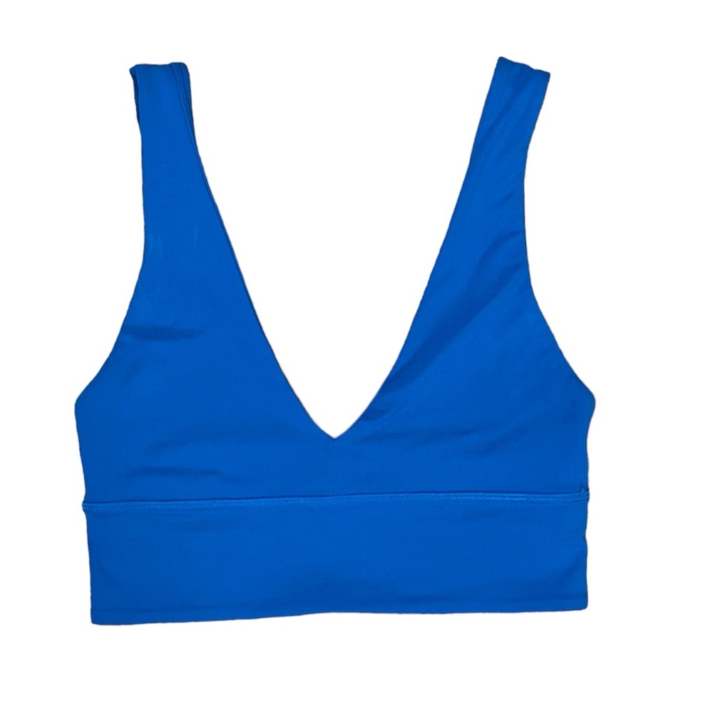 Lululemon Align V-Neck Bra Light Support A/B Cup in Poolside, Size 4